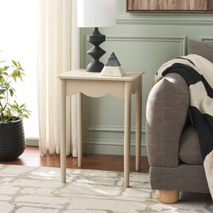 Safavieh Paislyn Accent Table: Elegant Design For Chic Interiors, Perfect For Living Rooms And Entryways Sand Pine Wood,Mdf Acc5734a