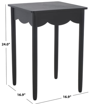 Safavieh Paislyn Accent Table: Elegant Design For Chic Interiors, Perfect For Living Rooms And Entryways Matte Black , Pine Wood,Mdf Acc5734b