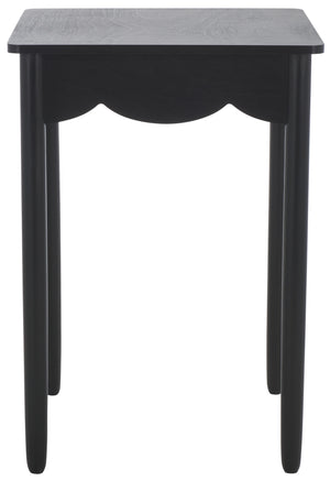 Safavieh Paislyn Accent Table: Elegant Design For Chic Interiors, Perfect For Living Rooms And Entryways Matte Black , Pine Wood,Mdf Acc5734b