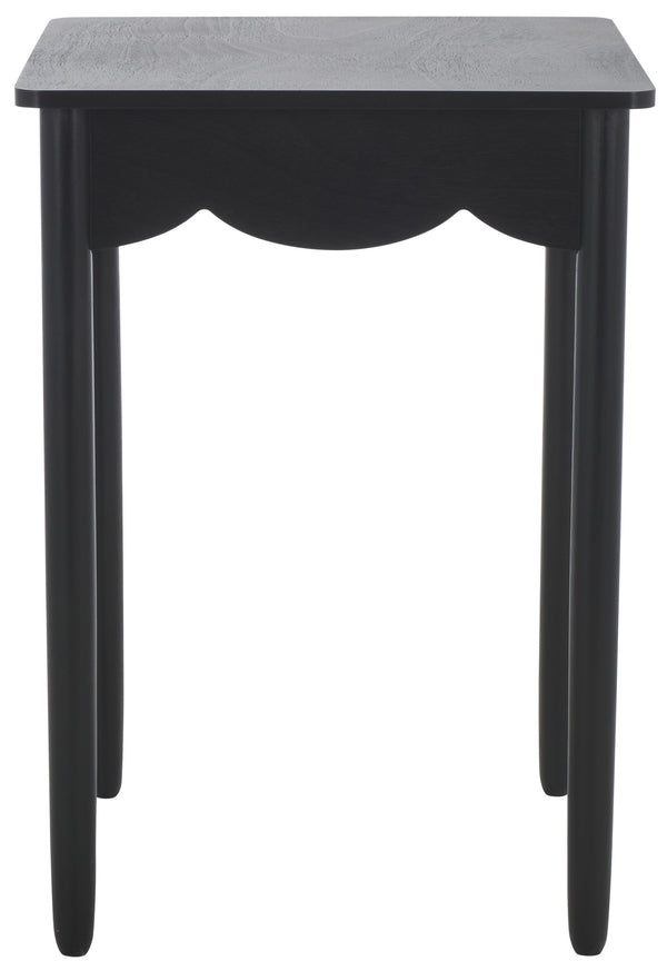 Safavieh Paislyn Accent Table: Elegant Design For Chic Interiors, Perfect For Living Rooms And Entryways Matte Black , Pine Wood,Mdf Acc5734b