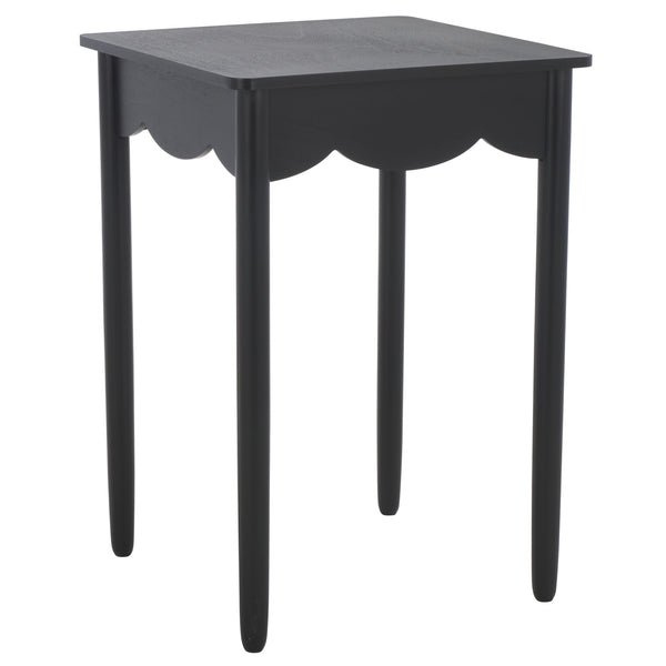 Safavieh Paislyn Accent Table: Elegant Design For Chic Interiors, Perfect For Living Rooms And Entryways Matte Black , Pine Wood,Mdf Acc5734b