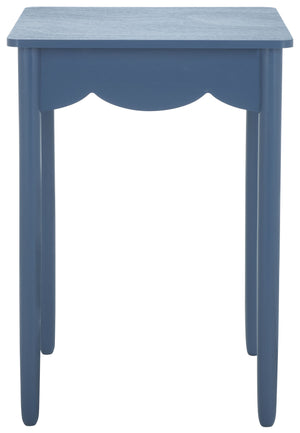Safavieh Paislyn Accent Table: Elegant Design For Chic Interiors, Perfect For Living Rooms And Entryways Blue Pine Wood,Mdf Acc5734d