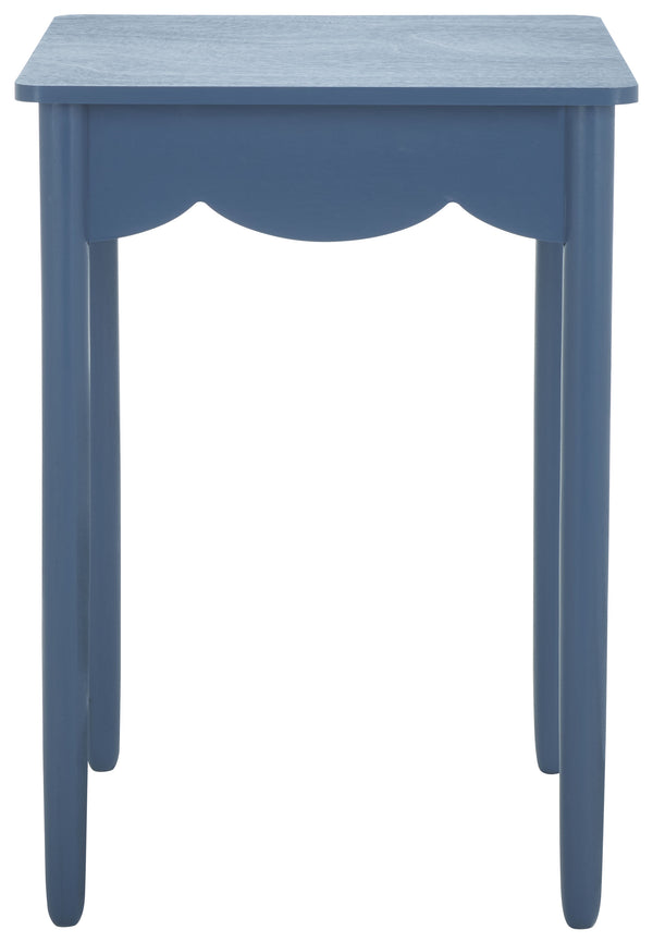 Safavieh Paislyn Accent Table: Elegant Design For Chic Interiors, Perfect For Living Rooms And Entryways Blue Pine Wood,Mdf Acc5734d