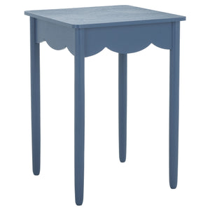 Safavieh Paislyn Accent Table: Elegant Design For Chic Interiors, Perfect For Living Rooms And Entryways Blue Pine Wood,Mdf Acc5734d