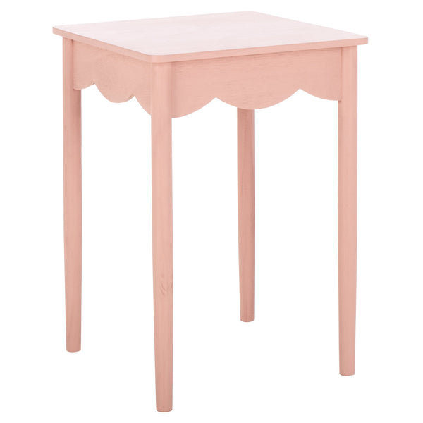 Safavieh Paislyn Accent Table: Elegant Design For Chic Interiors, Perfect For Living Rooms And Entryways Pink Pine Wood,Mdf Acc5734e