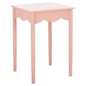 Safavieh Paislyn Accent Table - Stylish Pine Wood Side Table Perfect For Living Rooms, Bedrooms, Or Entryways Pink ACC5734E
