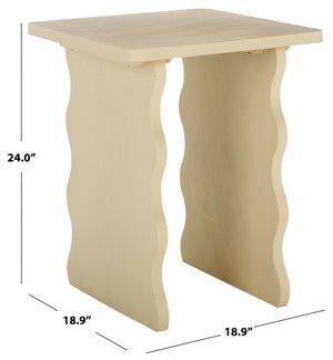Safavieh Preslyn Accent Table - Elegant Design To Enhance Your Living Space With Warmth And Style Sand Pine Wood,Mdf Acc5735a
