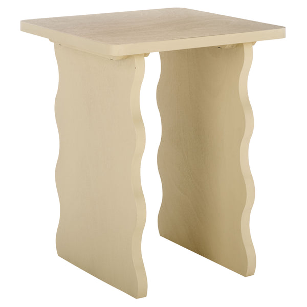 Safavieh Preslyn Accent Table - Elegant Design To Enhance Your Living Space With Warmth And Style Sand Pine Wood,Mdf Acc5735a