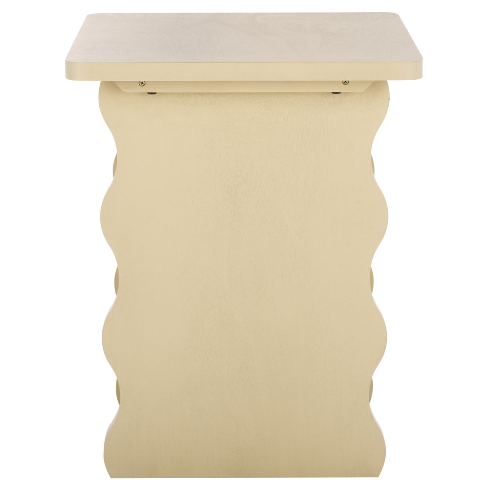 Safavieh Preslyn Accent Table - Elegant Design To Enhance Your Living Space With Warmth And Style Sand Pine Wood,Mdf Acc5735a
