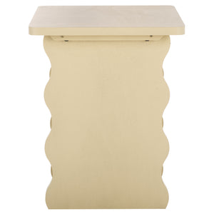 Safavieh Preslyn Accent Table - Elegant Design To Enhance Your Living Space With Warmth And Style Sand Pine Wood,Mdf Acc5735a