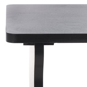 Safavieh Preslyn Accent Table - Elegant Design To Enhance Your Living Space With Warmth And Style Matte Black , Pine Wood,Mdf Acc5735b
