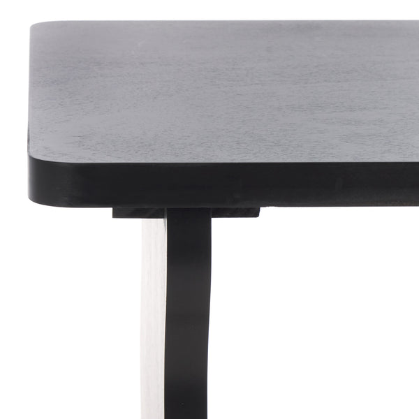 Safavieh Preslyn Accent Table - Elegant Design To Enhance Your Living Space With Warmth And Style Matte Black , Pine Wood,Mdf Acc5735b