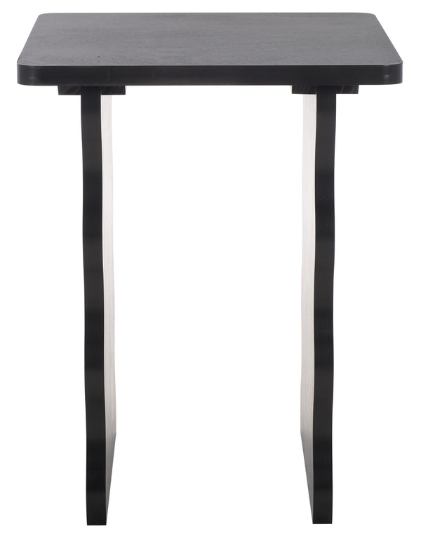 Safavieh Preslyn Accent Table - Elegant Design To Enhance Your Living Space With Warmth And Style Matte Black , Pine Wood,Mdf Acc5735b