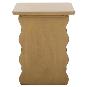 Safavieh Preslyn Accent Table - Elegant Design To Enhance Your Living Space With Warmth And Style Desert Brown Pine Wood,Mdf Acc5735c
