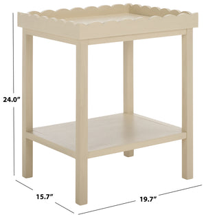 Safavieh Starlyn Accent Table - Elegant And Versatile Home Decor For Living Rooms, Bedrooms, And Entryways Sand Pine Wood,Mdf Acc5736a