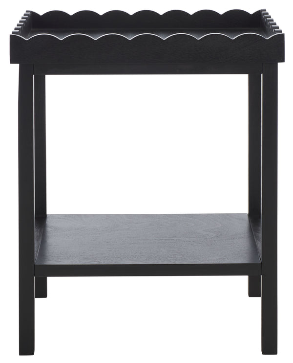 Safavieh Starlyn Accent Table - Elegant And Versatile Home Decor For Living Rooms, Bedrooms, And Entryways Matte Black , Pine Wood,Mdf Acc5736b