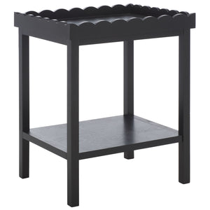 Safavieh Starlyn Accent Table - Elegant And Versatile Home Decor For Living Rooms, Bedrooms, And Entryways Matte Black , Pine Wood,Mdf Acc5736b
