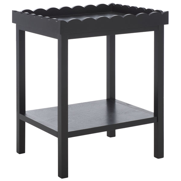 Safavieh Starlyn Accent Table - Elegant And Versatile Home Decor For Living Rooms, Bedrooms, And Entryways Matte Black , Pine Wood,Mdf Acc5736b