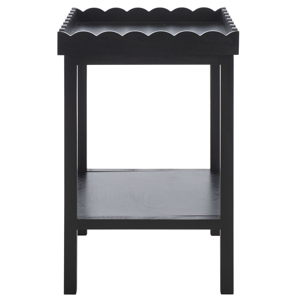 Safavieh Starlyn Accent Table - Elegant And Versatile Home Decor For Living Rooms, Bedrooms, And Entryways Matte Black , Pine Wood,Mdf Acc5736b