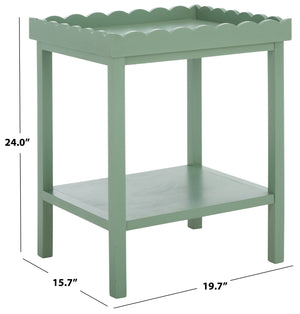 Safavieh Starlyn Accent Table - Elegant And Versatile Home Decor For Living Rooms, Bedrooms, And Entryways Sage Pine Wood,Mdf Acc5736c