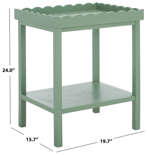 Safavieh Starlyn Accent Table - Elegant And Versatile Home Decor For Living Rooms, Bedrooms, And Entryways Sage Pine Wood,Mdf Acc5736c