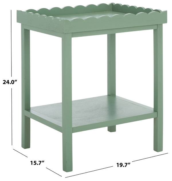 Safavieh Starlyn Accent Table - Elegant Minimalist Design For Living Rooms, Bedrooms, And Entryways Sage ACC5736C