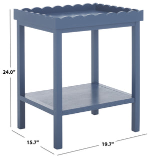 Safavieh Starlyn Accent Table - Elegant And Versatile Home Decor For Living Rooms, Bedrooms, And Entryways Blue Pine Wood,Mdf Acc5736d