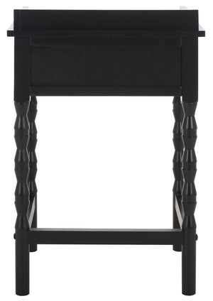 Safavieh Astaroth Accent Table - Scandinavian-Inspired Design For Versatile Living Spaces And Stylish Decor Matte Black ACC5737B