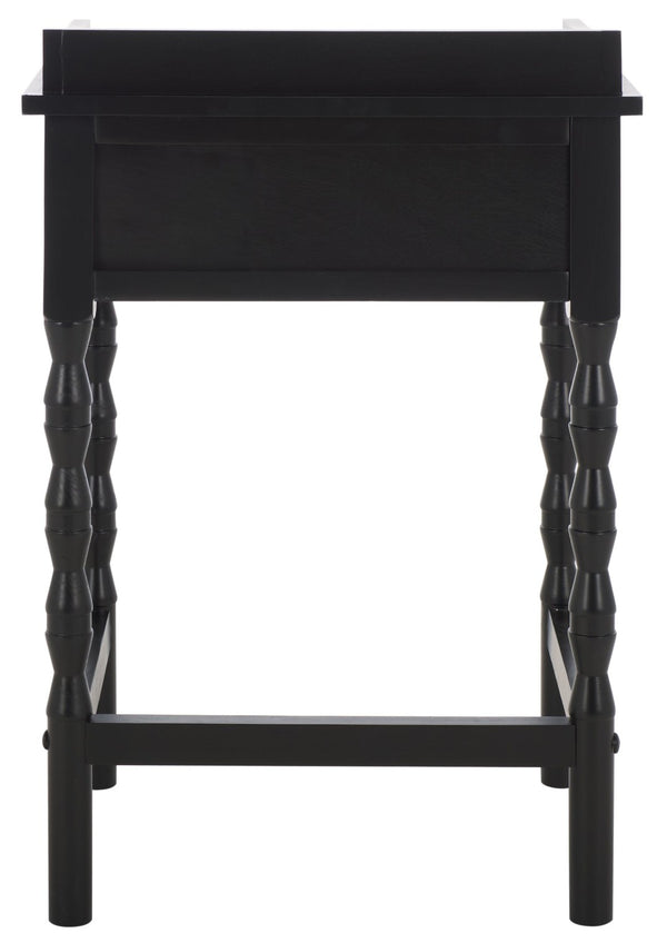 Safavieh Astaroth Accent Table - Scandinavian-Inspired Design For Versatile Living Spaces And Stylish Decor Matte Black ACC5737B
