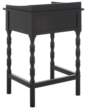 Safavieh Astaroth Accent Table - Scandinavian-Inspired Design For Versatile Living Spaces And Stylish Decor Matte Black ACC5737B