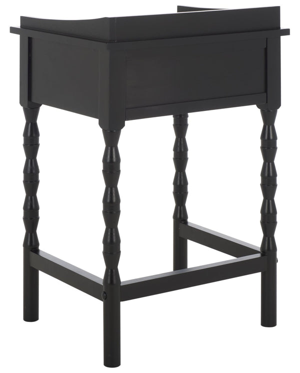 Safavieh Astaroth Accent Table - Scandinavian-Inspired Design For Versatile Living Spaces And Stylish Decor Matte Black ACC5737B