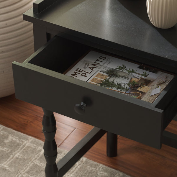 Safavieh Astaroth Accent Table - Scandinavian-Inspired Design For Versatile Living Spaces And Stylish Decor Matte Black ACC5737B