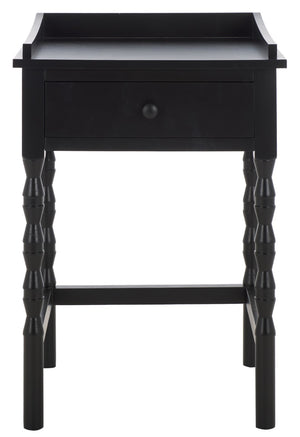 Safavieh Astaroth Accent Table - Scandinavian-Inspired Design For Versatile Living Spaces And Stylish Decor Matte Black ACC5737B