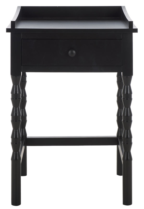 Safavieh Astaroth Accent Table - Scandinavian-Inspired Design For Versatile Living Spaces And Stylish Decor Matte Black ACC5737B