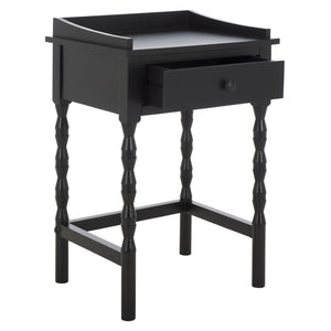 Safavieh Astaroth Accent Table - Scandinavian-Inspired Design For Versatile Living Spaces And Stylish Decor Matte Black ACC5737B