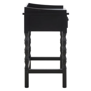 Safavieh Astaroth Accent Table - Scandinavian-Inspired Design For Versatile Living Spaces And Stylish Decor Matte Black ACC5737B