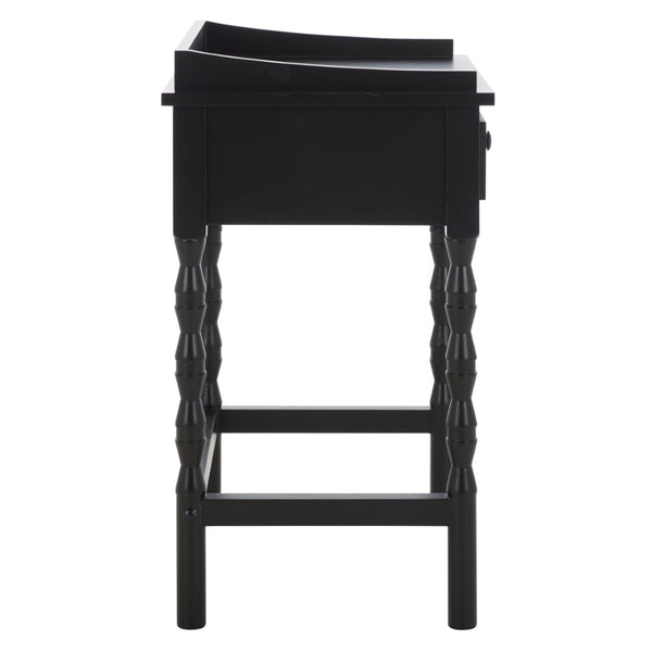 Safavieh Astaroth Accent Table - Scandinavian-Inspired Design For Versatile Living Spaces And Stylish Decor Matte Black ACC5737B
