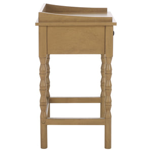 Safavieh Astaroth Accent Table - Scandinavian-Inspired Design For Versatile Living Spaces And Stylish Decor Desert Brown ACC5737C