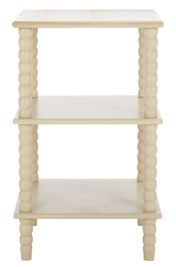 Safavieh Dylin 3 Shelf Accent Table - Stylish Storage Solution For Home Decor And Functional Elegance Sand Pine Wood,Mdf Acc5738a