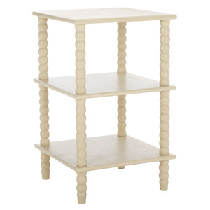 Safavieh Dylin 3 Shelf Accent Table - Stylish Storage Solution For Home Decor And Functional Elegance Sand Pine Wood,Mdf Acc5738a