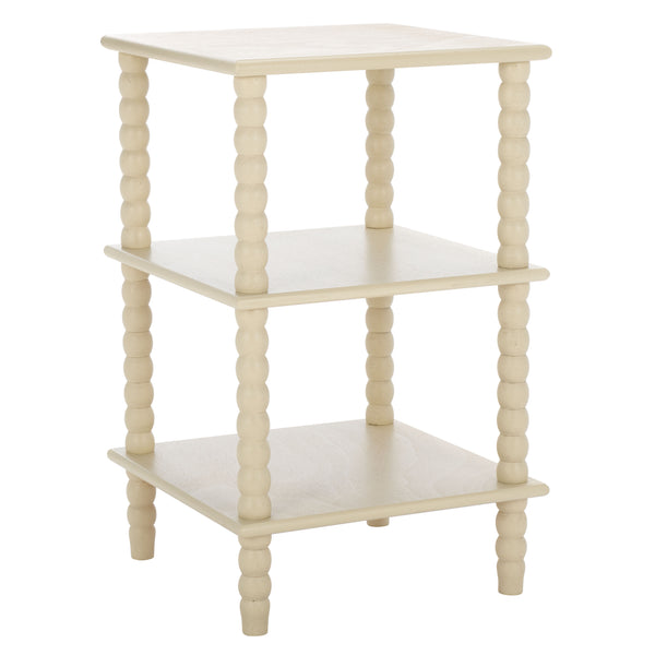 Safavieh Dylin 3 Shelf Accent Table - Stylish Storage Solution For Home Decor And Functional Elegance Sand Pine Wood,Mdf Acc5738a