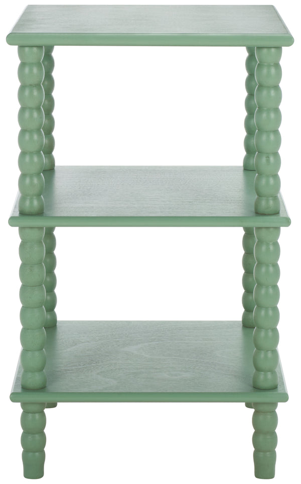 Safavieh Dylin 3 Shelf Accent Table - Stylish Storage Solution For Home Decor And Functional Elegance Sage Pine Wood,Mdf Acc5738d