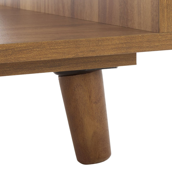 Safavieh Yona Open Shelf Accent Table - Versatile Compact Design For Living Rooms, Bedrooms, Or Entryways Brown Oak ACC5739A