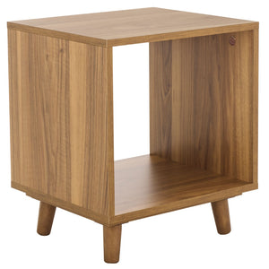 Safavieh Yona Open Shelf Accent Table - Versatile Compact Design For Living Rooms, Bedrooms, Or Entryways Brown Oak ACC5739A