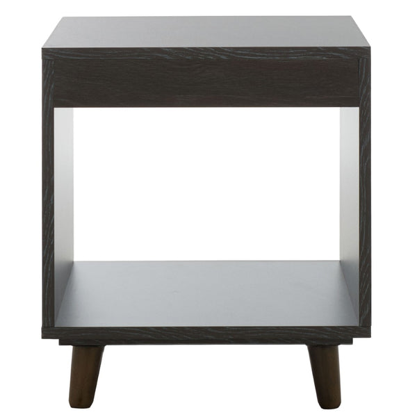 Safavieh Yona Open Shelf Accent Table - Versatile Compact Design For Living Rooms, Bedrooms, Or Entryways Black ACC5739B