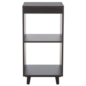 Safavieh Yona Vertical 2-Shelf Accent Table - Stylish Storage Solution For Small Spaces And Modern Decor Black ACC5740B