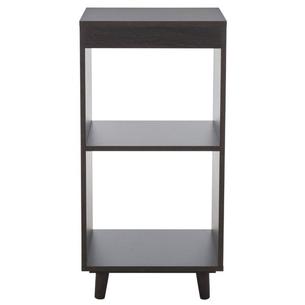 Safavieh Yona Vertical 2-Shelf Accent Table - Stylish Storage Solution For Small Spaces And Modern Decor Black ACC5740B