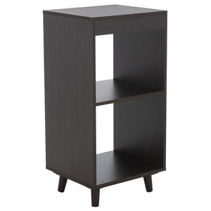 Safavieh Yona Vertical 2-Shelf Accent Table - Stylish Storage Solution For Small Spaces And Modern Decor Black ACC5740B