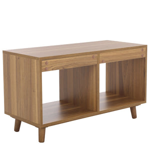 Safavieh Yona Horizontal 2-Shelf Accent Table For Stylish Storage And Display In Any Room Of Your Home Brown Oak ACC5741A