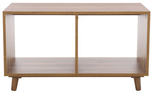 Safavieh Yona Horizontal 2-Shelf Accent Table For Stylish Storage And Display In Any Room Of Your Home Brown Oak ACC5741A